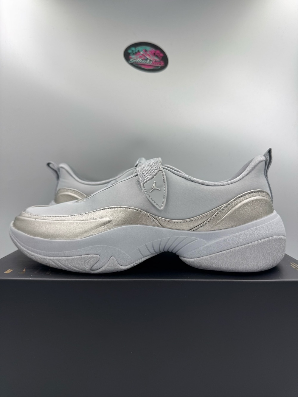 Nike Jordan Pointe Metallic Silver Photon Dust BRAND NEW Size 10 Women